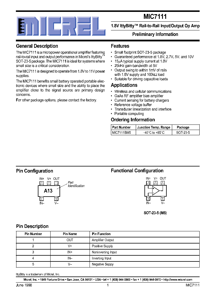 MIC7111_32031.PDF Datasheet