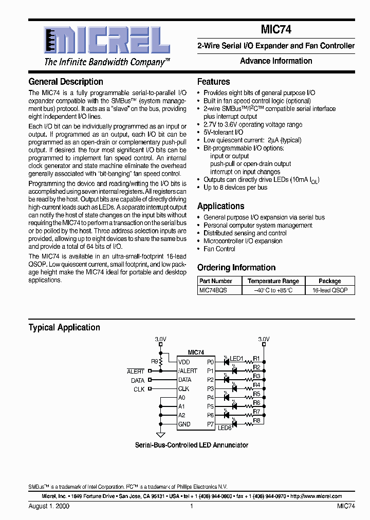 MIC74BQS_157717.PDF Datasheet