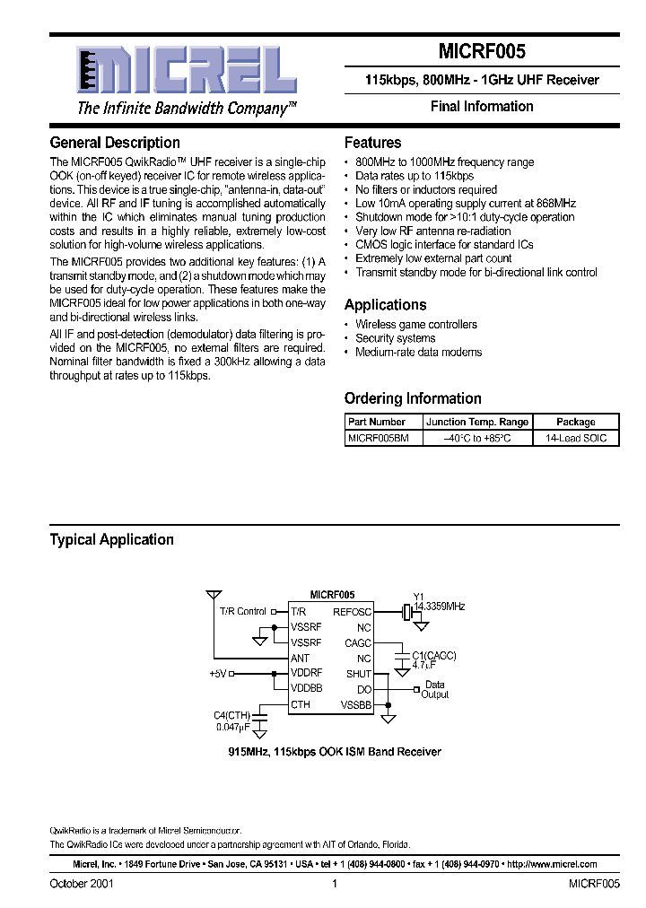 MICRF005_161746.PDF Datasheet