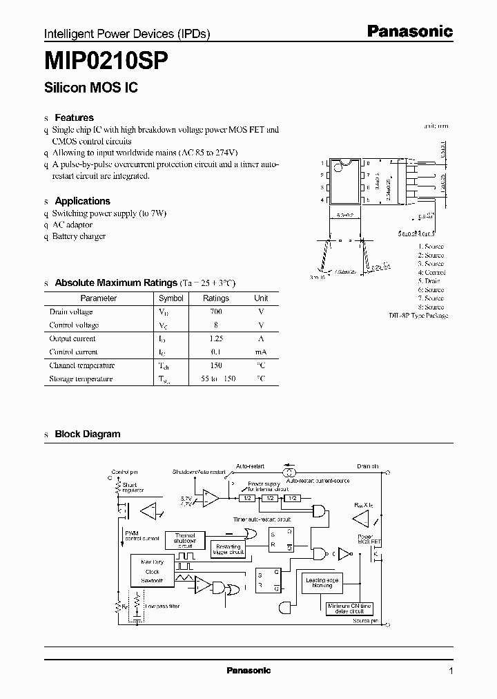 MIP0210SP_183085.PDF Datasheet