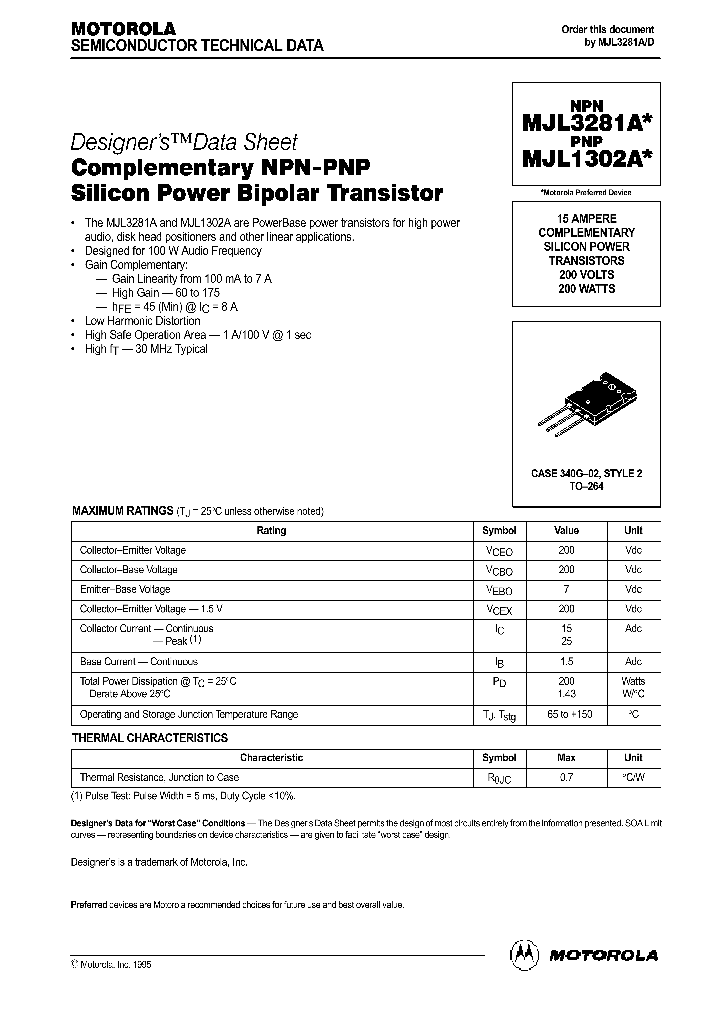 MJL3281A_153790.PDF Datasheet