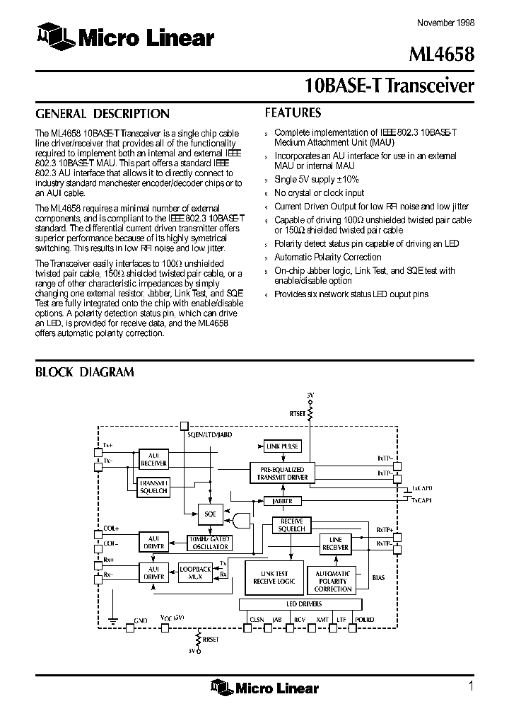 ML4658_144121.PDF Datasheet