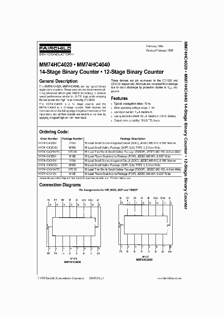 MM74HC4020_175473.PDF Datasheet