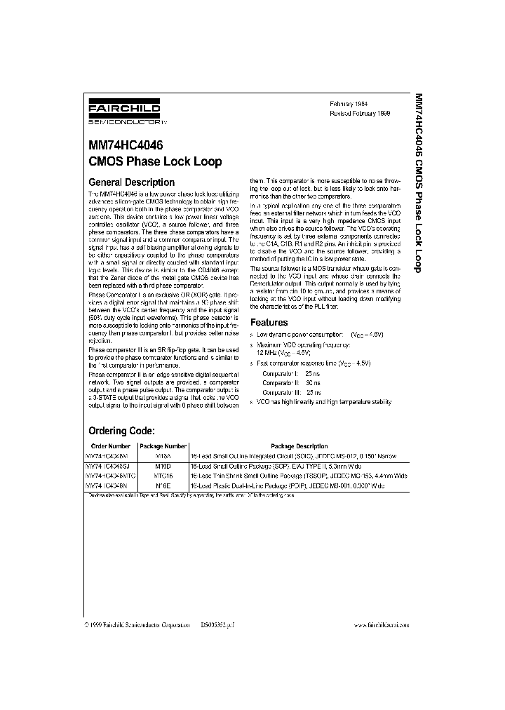 MM74HC4046_160135.PDF Datasheet
