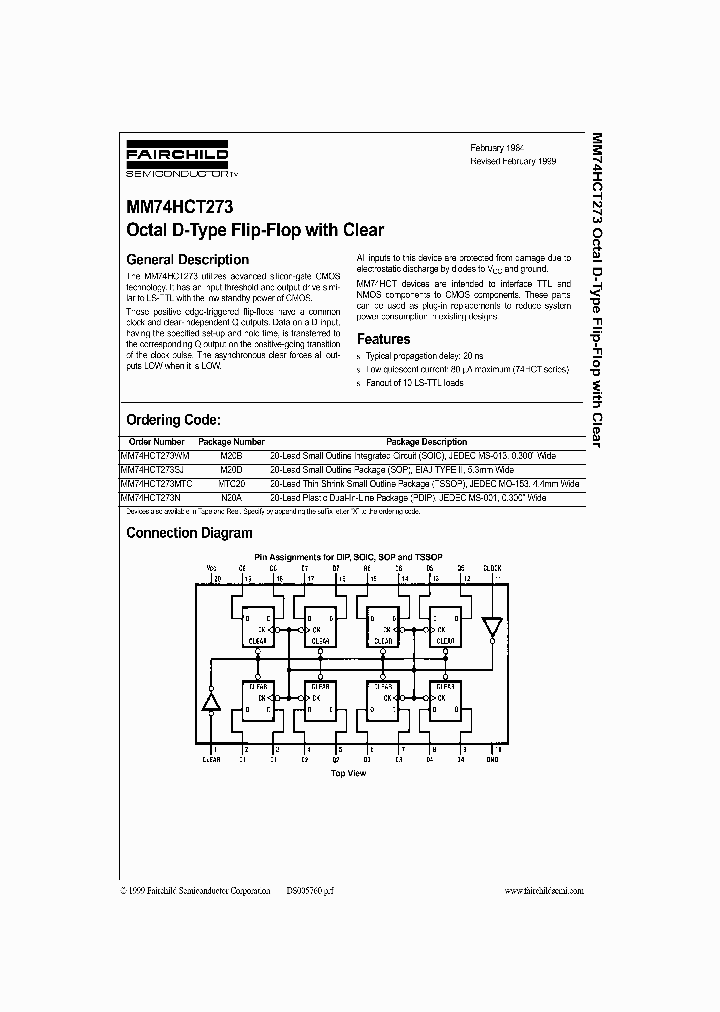 MM74HCT273_97825.PDF Datasheet