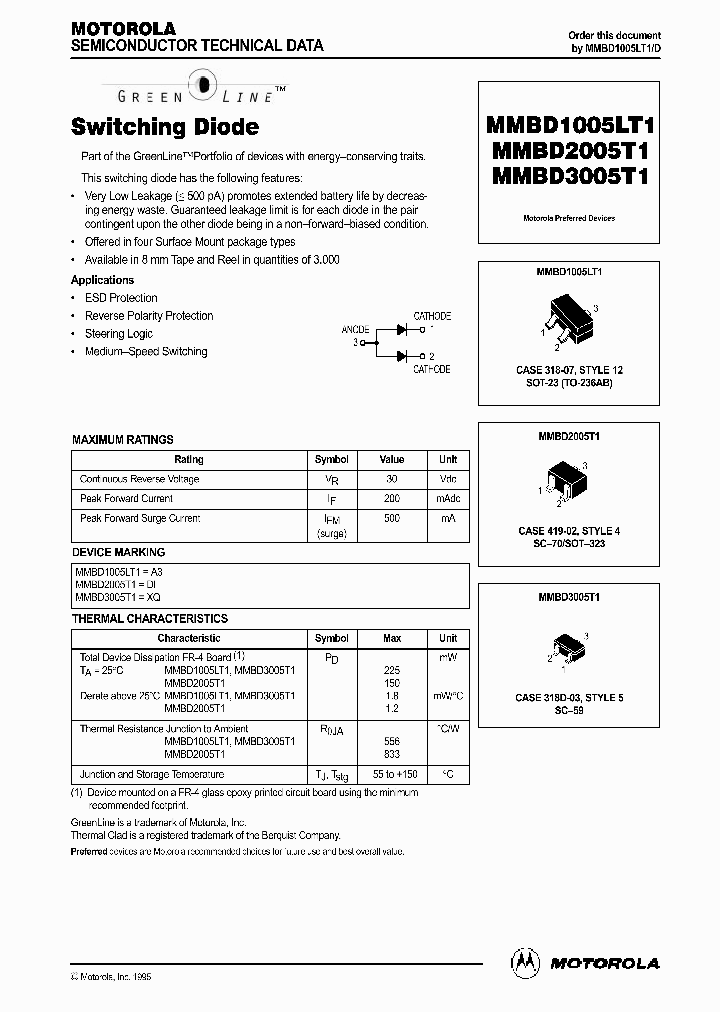 MMBD2005T1_121511.PDF Datasheet