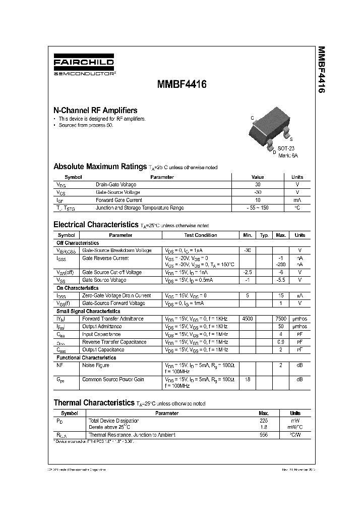 MMBF4416_142185.PDF Datasheet