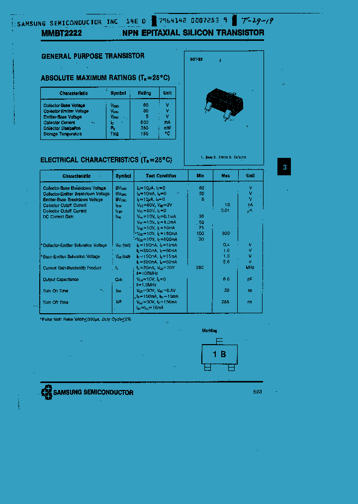 MMBT2222_136748.PDF Datasheet