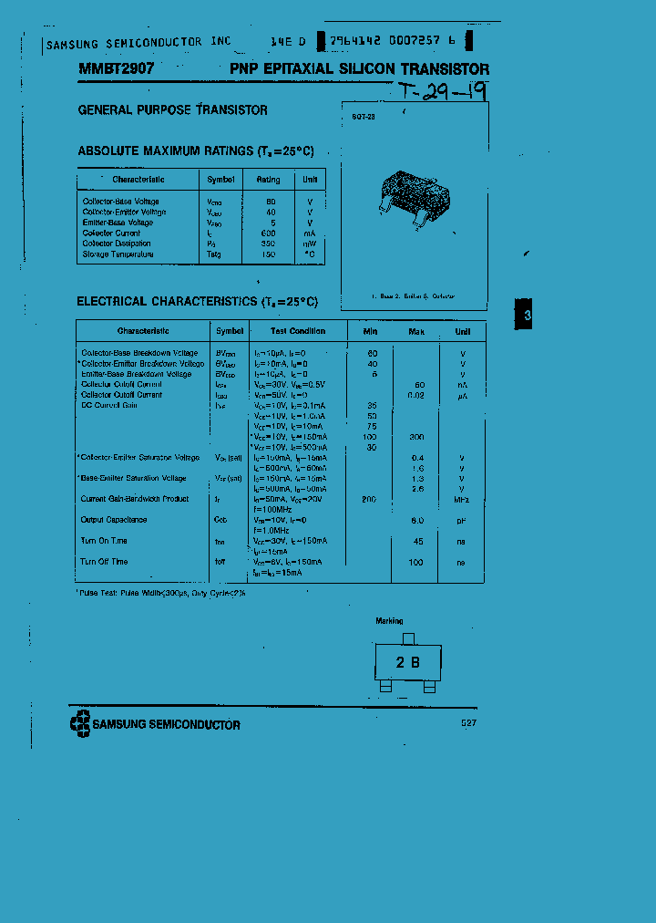 MMBT2907_153665.PDF Datasheet