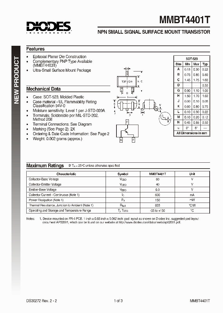 MMBT4401T_127821.PDF Datasheet