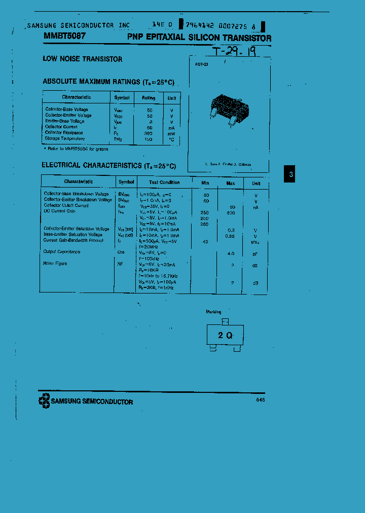 MMBT5087_124767.PDF Datasheet