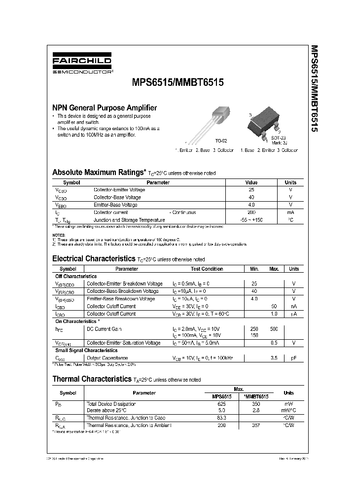 MMBT6515_43669.PDF Datasheet
