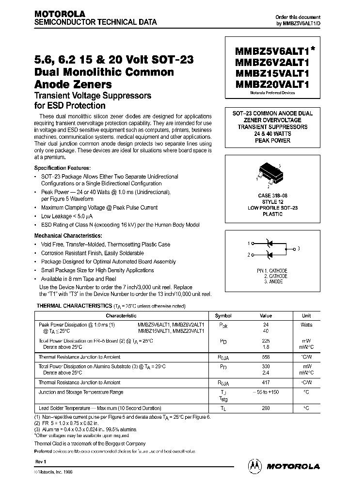 MMBZ20VALT1_105755.PDF Datasheet