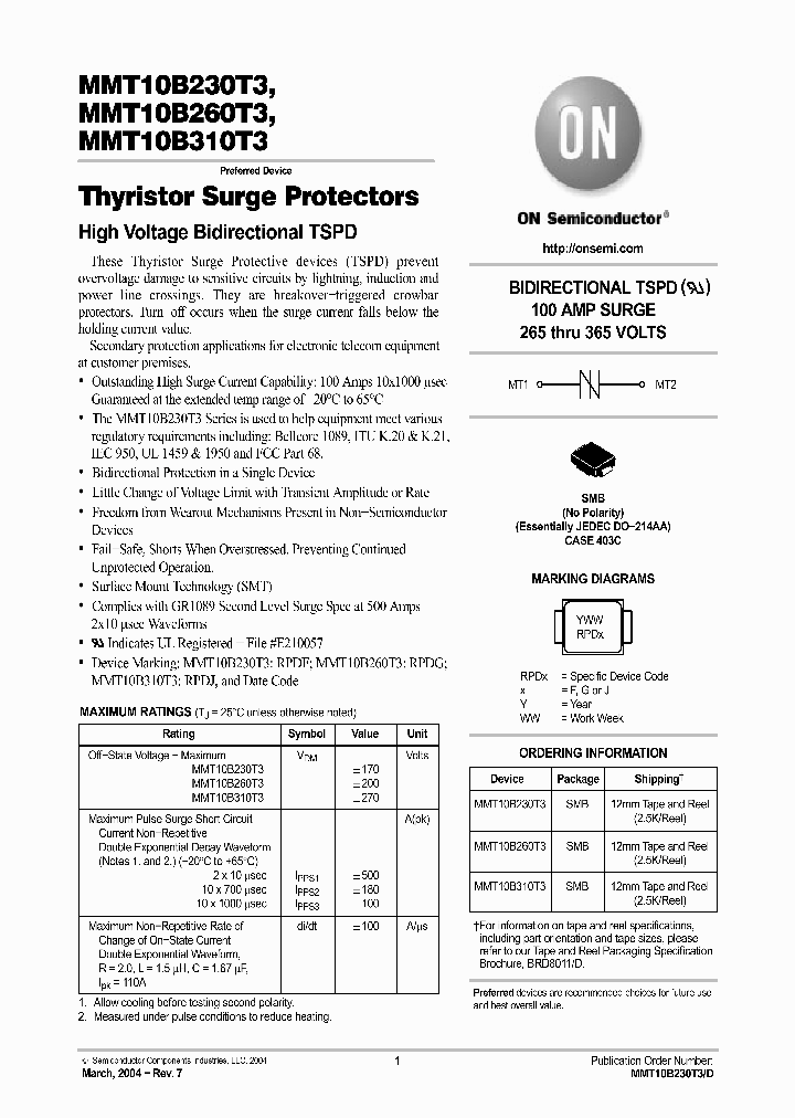 MMT10B230T3_75112.PDF Datasheet