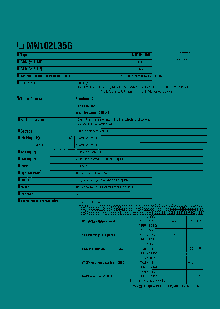 MN102L35G_11793.PDF Datasheet