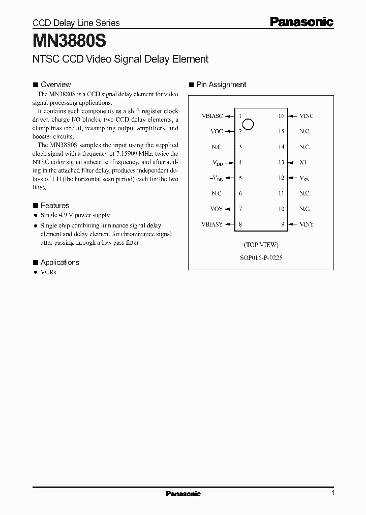 MN3880S_168054.PDF Datasheet