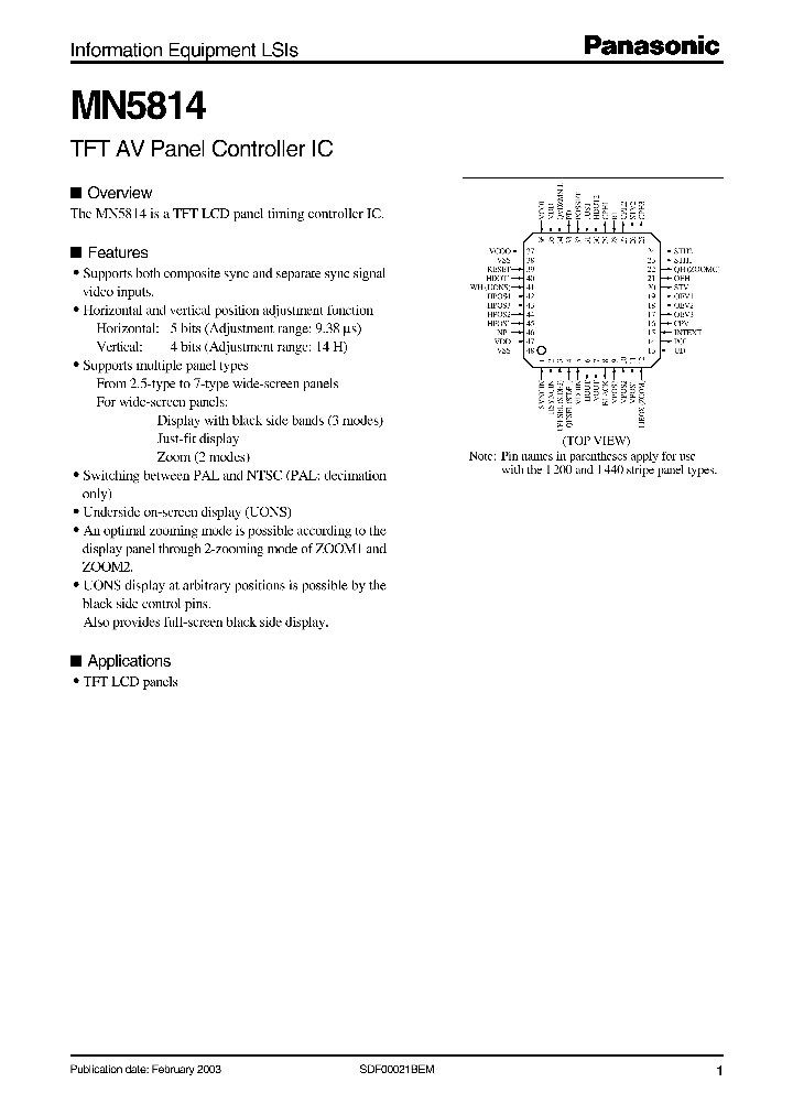 MN5814_192166.PDF Datasheet