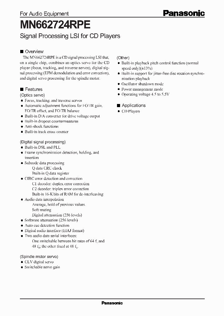 MN662724RPE_11822.PDF Datasheet