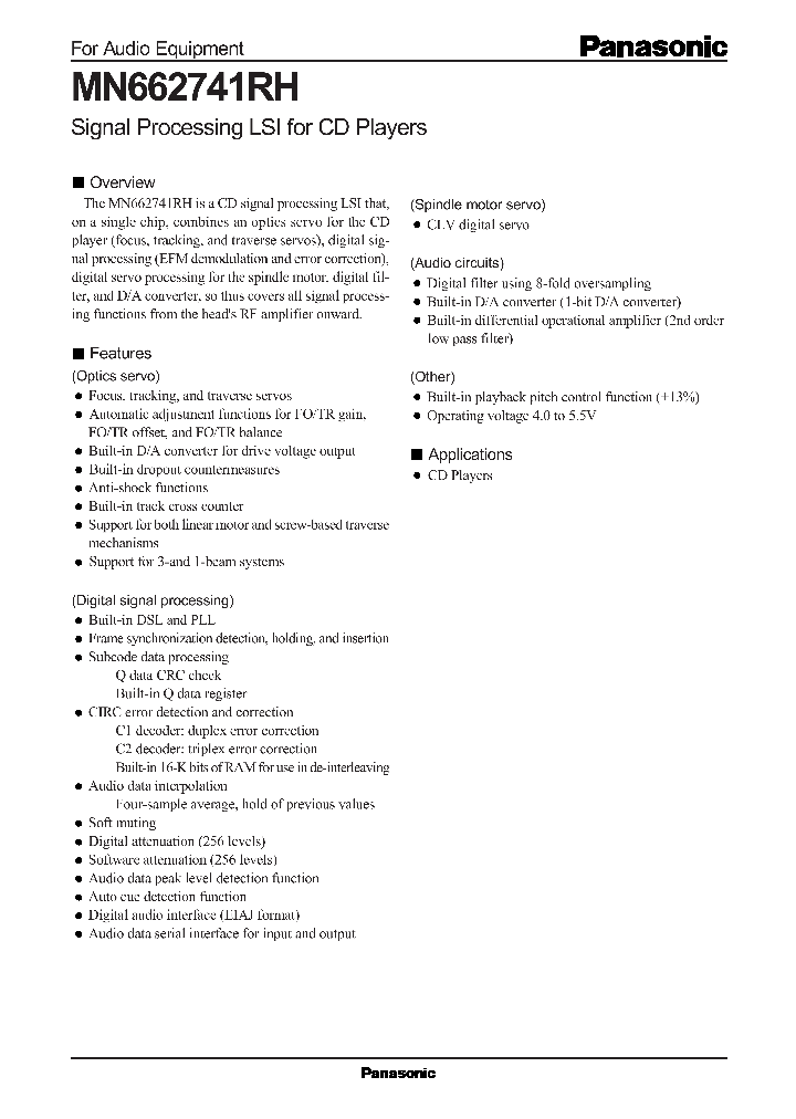 MN662741RH_11825.PDF Datasheet