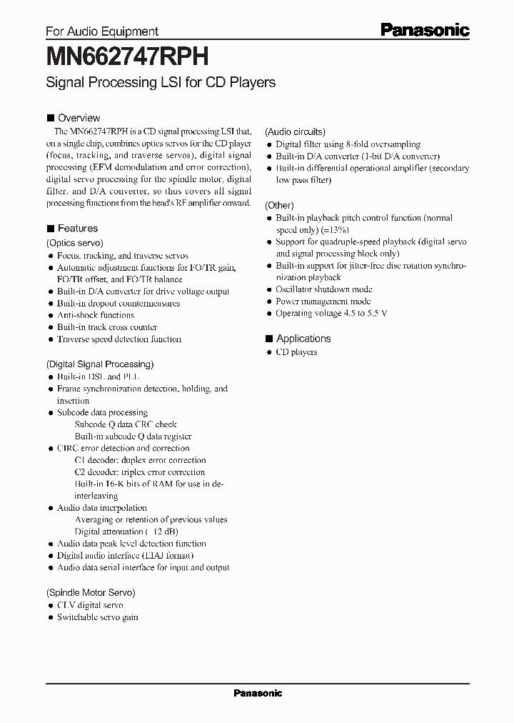 MN662747RPH_11826.PDF Datasheet