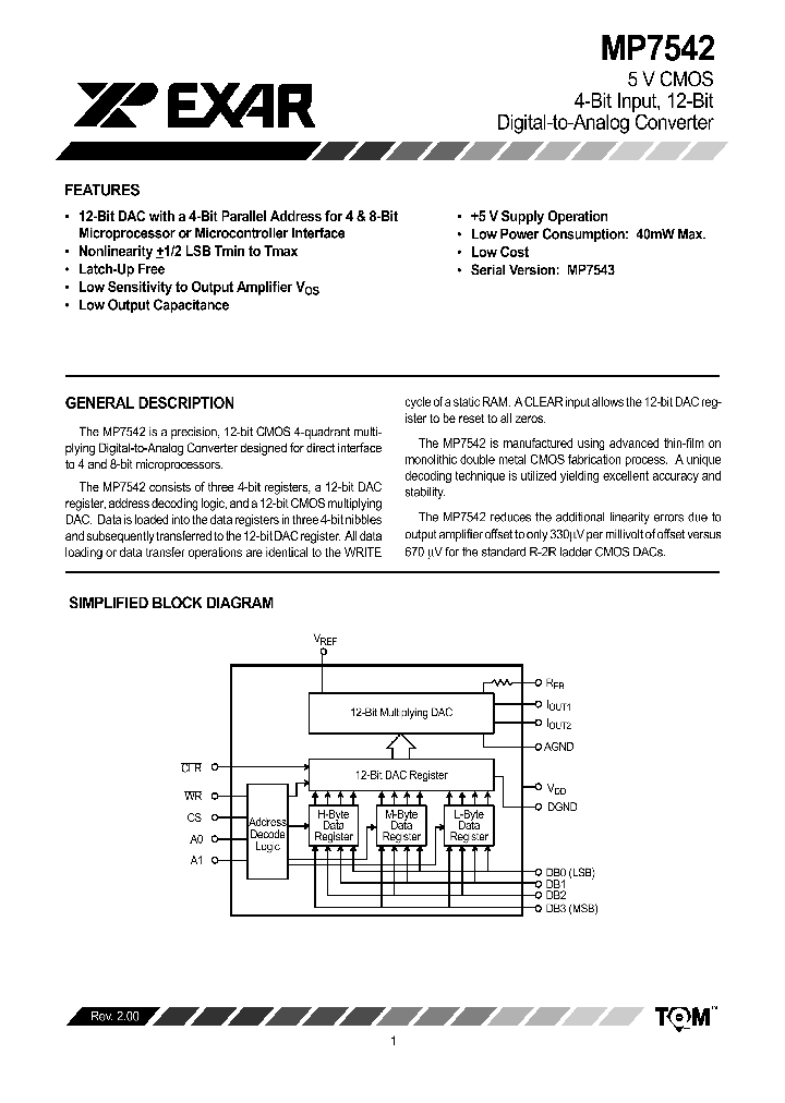 MP7542_132468.PDF Datasheet