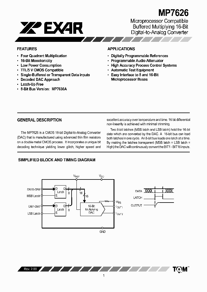MP7626_122173.PDF Datasheet