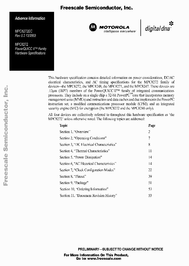 MPC8271_182267.PDF Datasheet