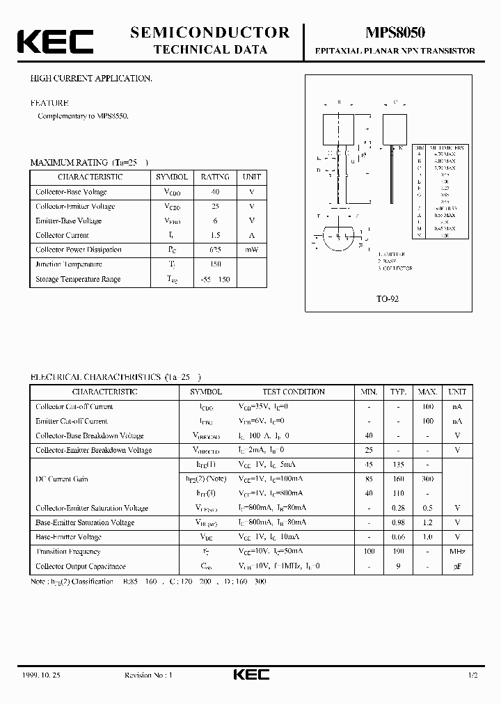 MPS8050_4568.PDF Datasheet