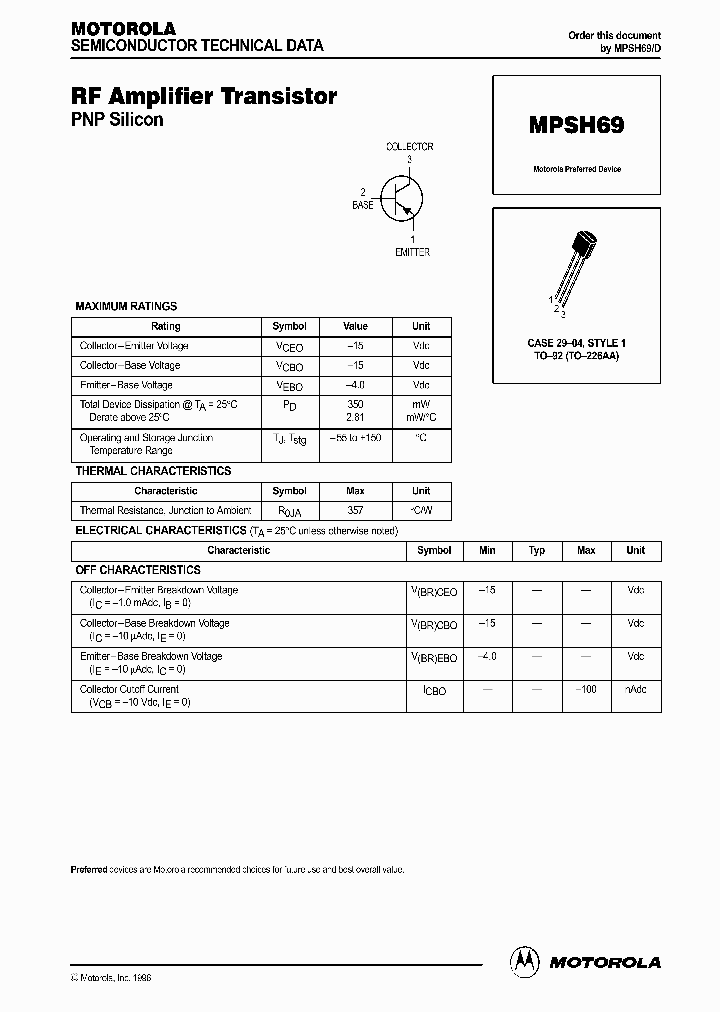 MPSH69_193944.PDF Datasheet