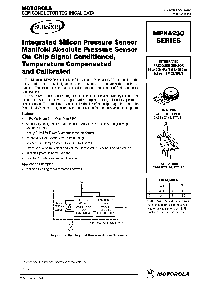MPX4250_47322.PDF Datasheet