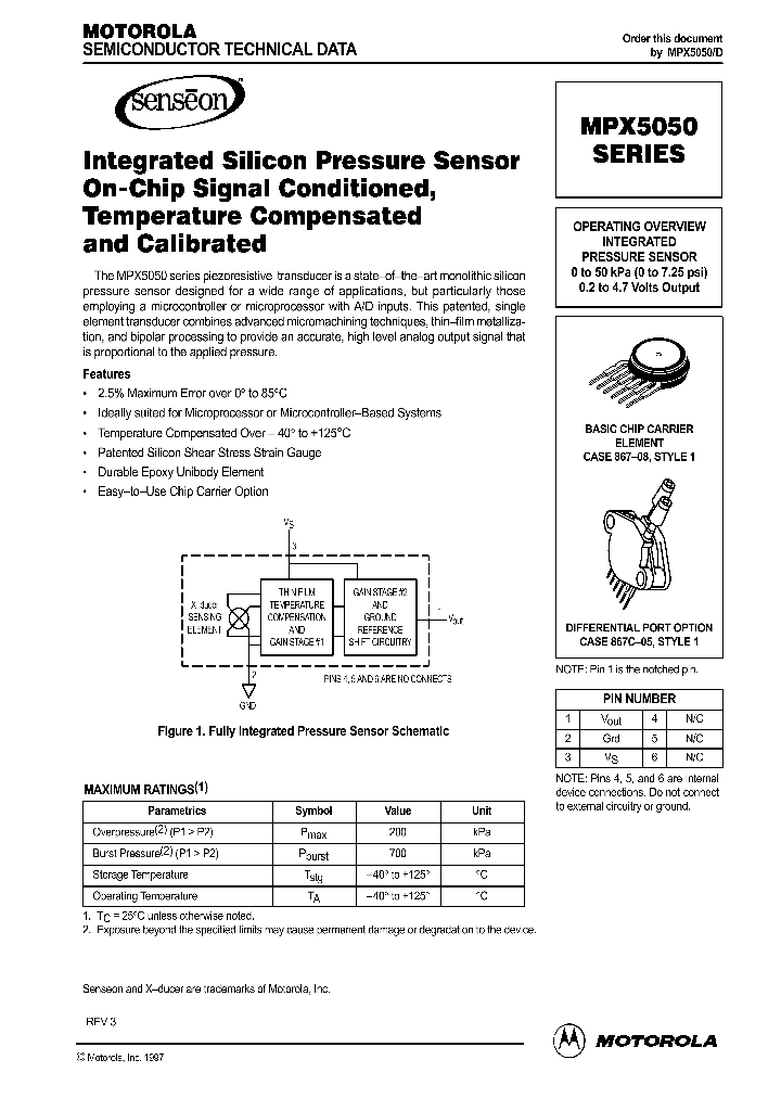 MPX5050_47649.PDF Datasheet
