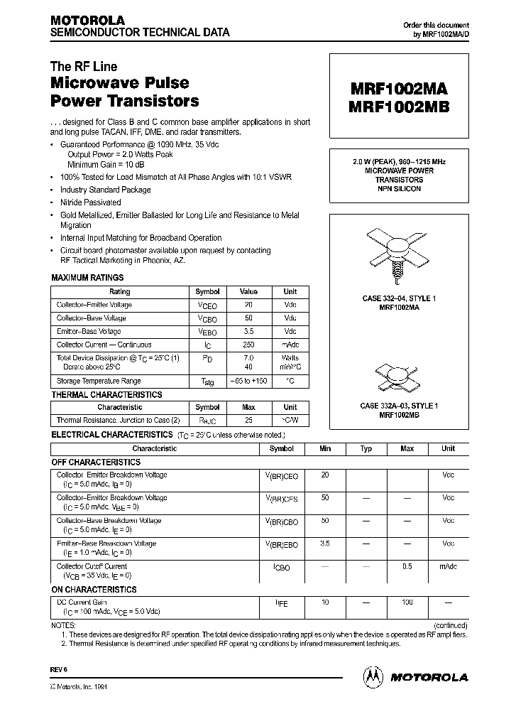 MRF1002_41773.PDF Datasheet