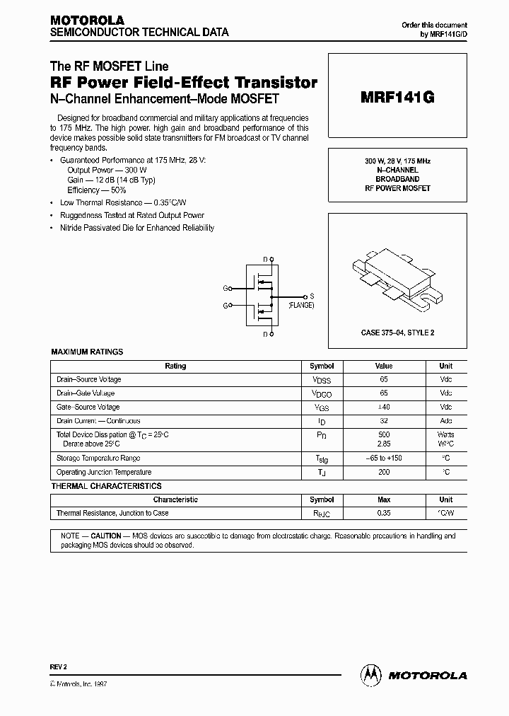 MRF141G_41803.PDF Datasheet
