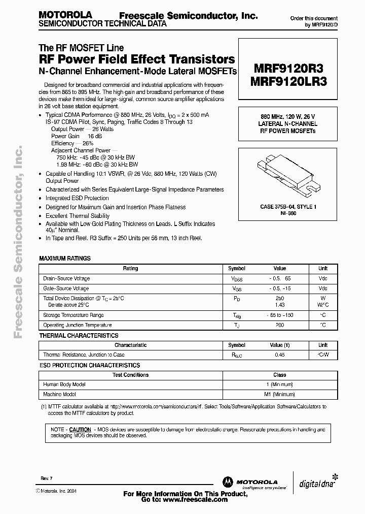 MRF9120R3_138171.PDF Datasheet