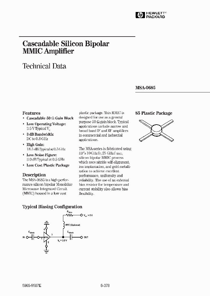 MSA-0685_32806.PDF Datasheet