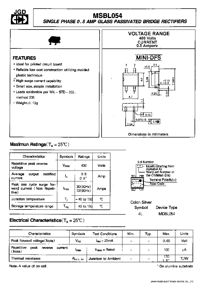 MSBL054_191860.PDF Datasheet