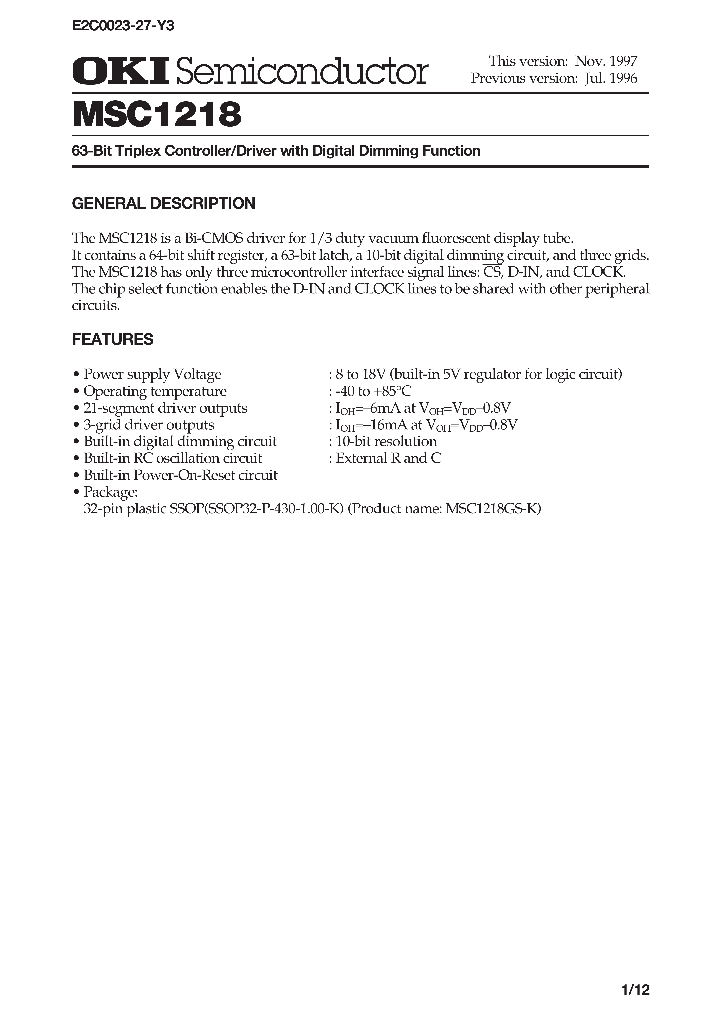 MSC1218_105875.PDF Datasheet