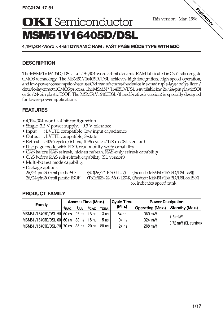 MSM51V16405D_57078.PDF Datasheet
