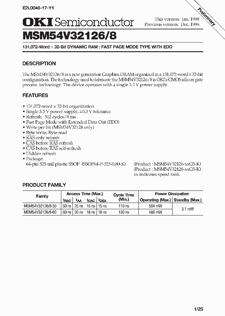 MSM54V32126_32908.PDF Datasheet