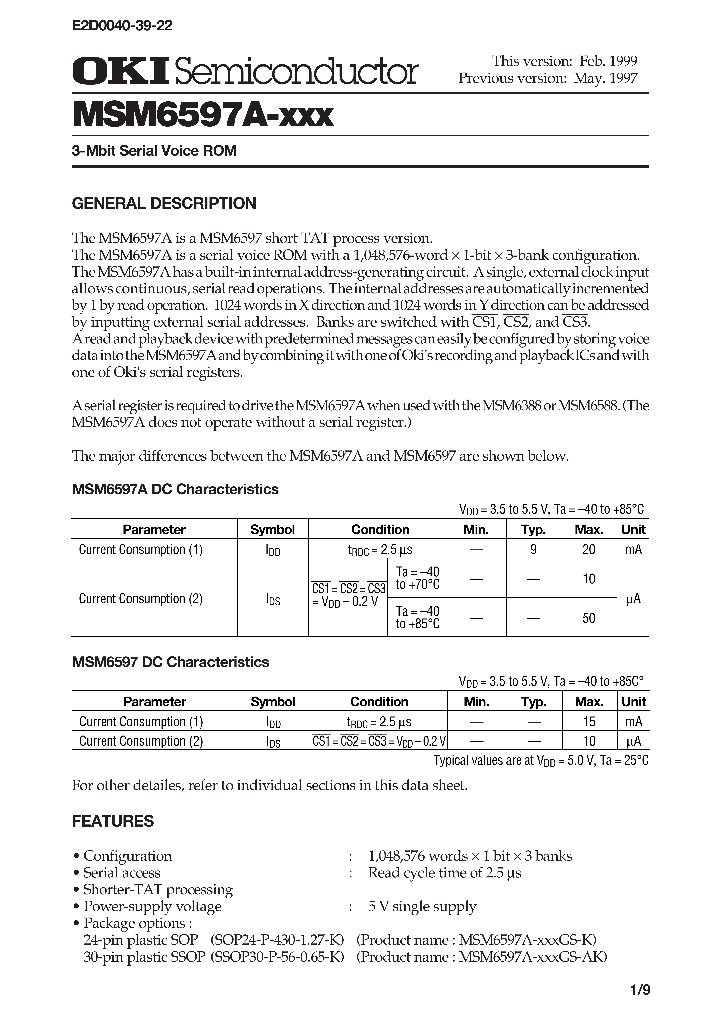 MSM6597A_4367.PDF Datasheet