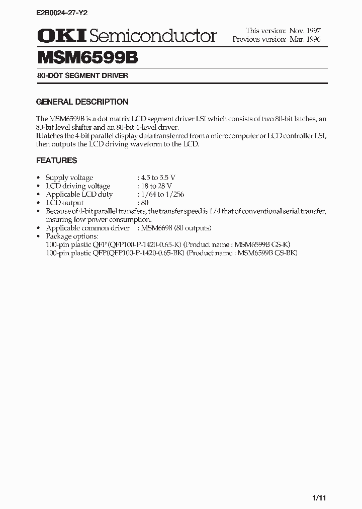 MSM6599_4369.PDF Datasheet