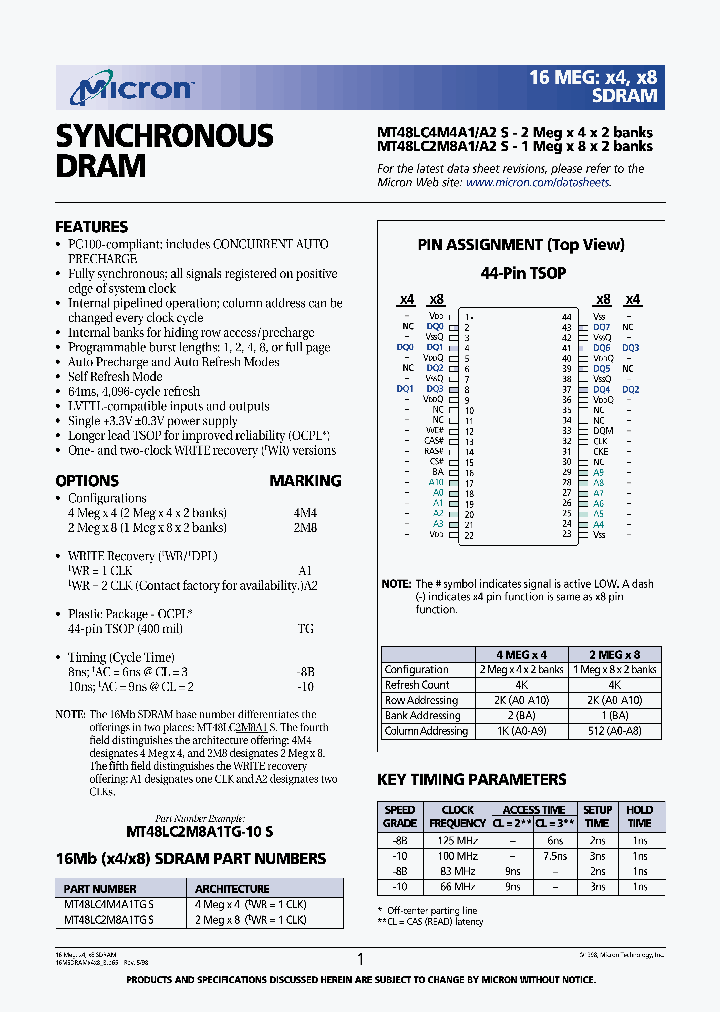 MT48LC2M8A1_9388.PDF Datasheet