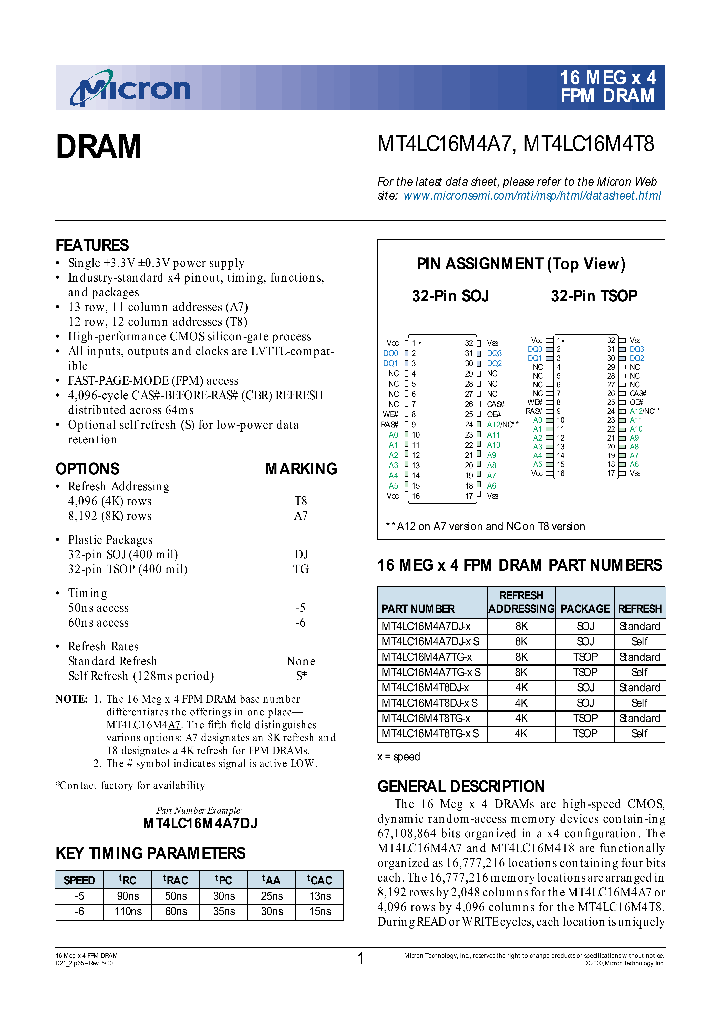 MT4LC16M4A7_32933.PDF Datasheet