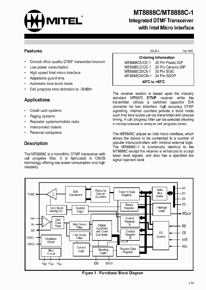 MT8888_9497.PDF Datasheet
