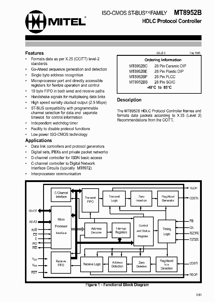 MT8952_9560.PDF Datasheet