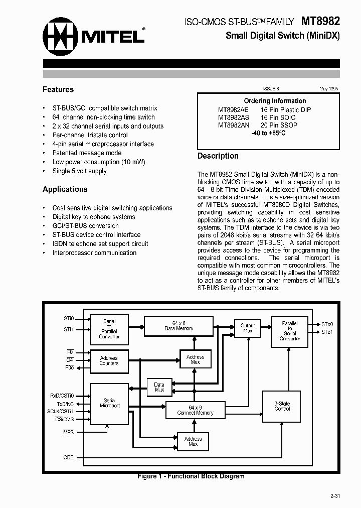 MT8982-1_9608.PDF Datasheet