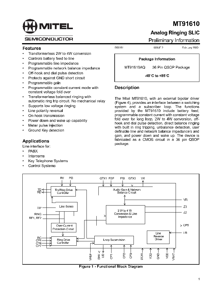 MT91610_144361.PDF Datasheet