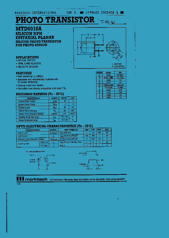 MTD6010A_70764.PDF Datasheet