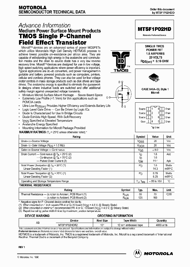 MTSF1P02HD_62767.PDF Datasheet