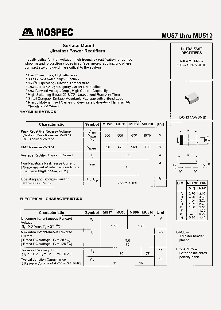 MU510_61113.PDF Datasheet